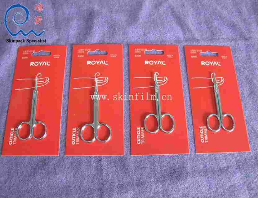  杜邦沙淋膜（杜邦包装膜 杜邦沙林膜 杜邦膜）剪刀贴体包装实例：