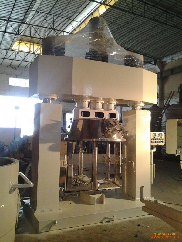 郑州双轴无重力混合机分散机电加热炉液压压料机
