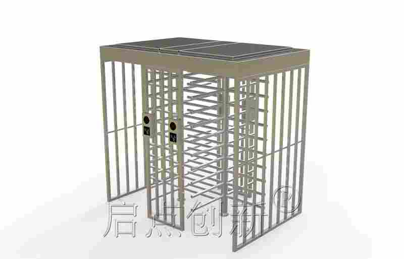 工地实名制全高转闸门禁系统，人脸识别三通道双通道全高十字闸定制