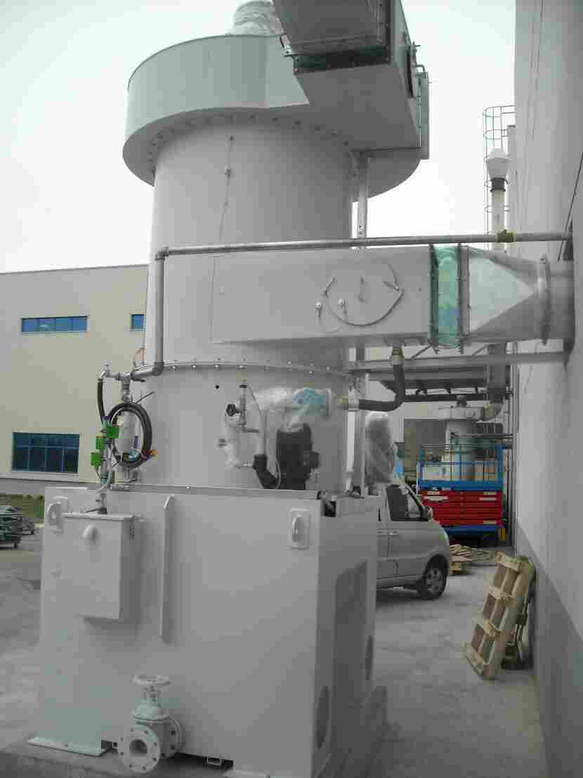 科朗兹文丘里湿式除尘器的清灰方式