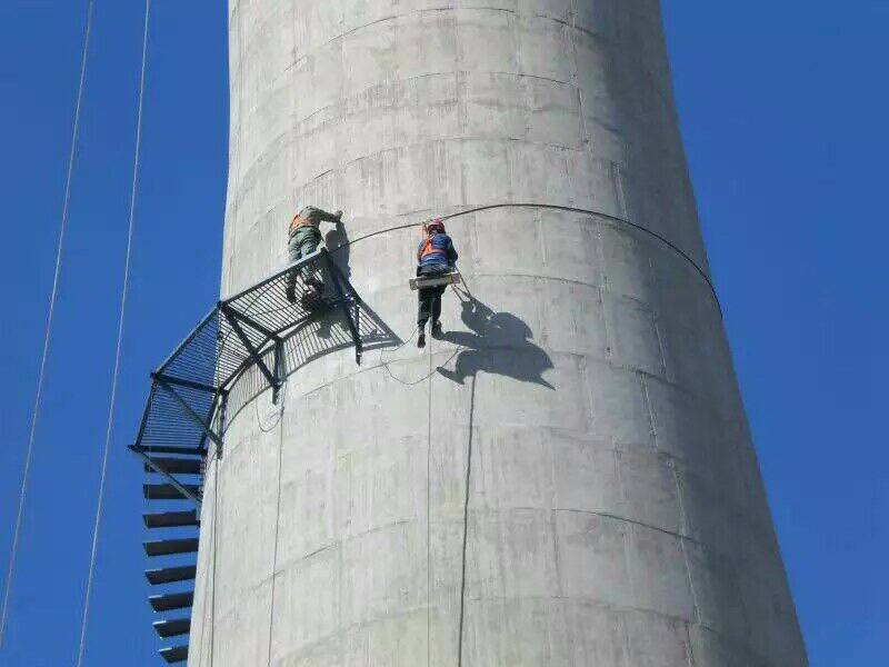 石首烟囱安装爬梯公司-厂家