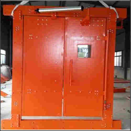 矿用对开式风门