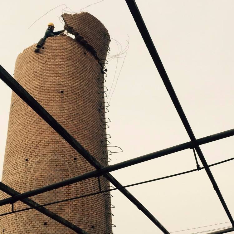 新沂市砖烟囱拆除公司-三里港高空单位
