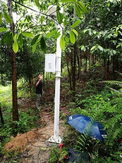 园林气象负氧离子监测设备安装布点