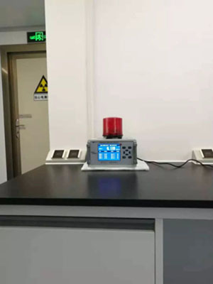 华南理工大学同位素实验室在线辐射报警仪