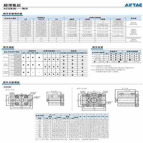 四平铁西亚德客薄气缸ACQ20X100S使用方法 四平铁西亚德客薄气缸ACQ20X100S使用方法