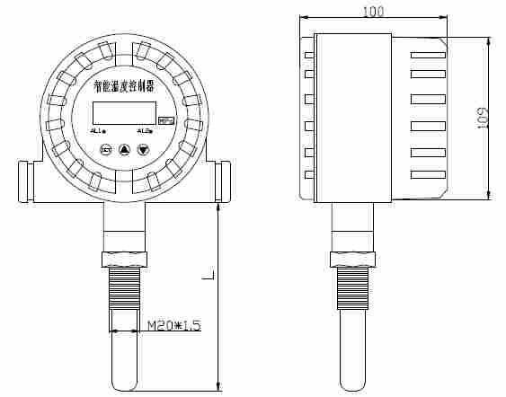 防爆数显温度控制器