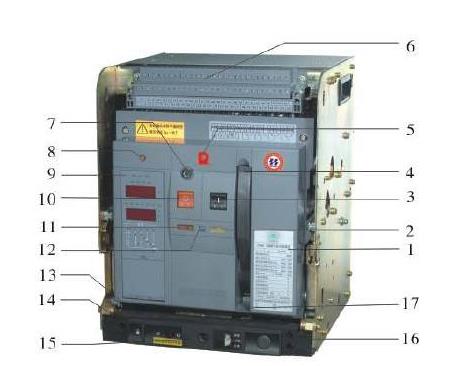 常熟断路器CW2-6300/3P-5000A F L25 控制电压:AC400V+电源模块AC400V