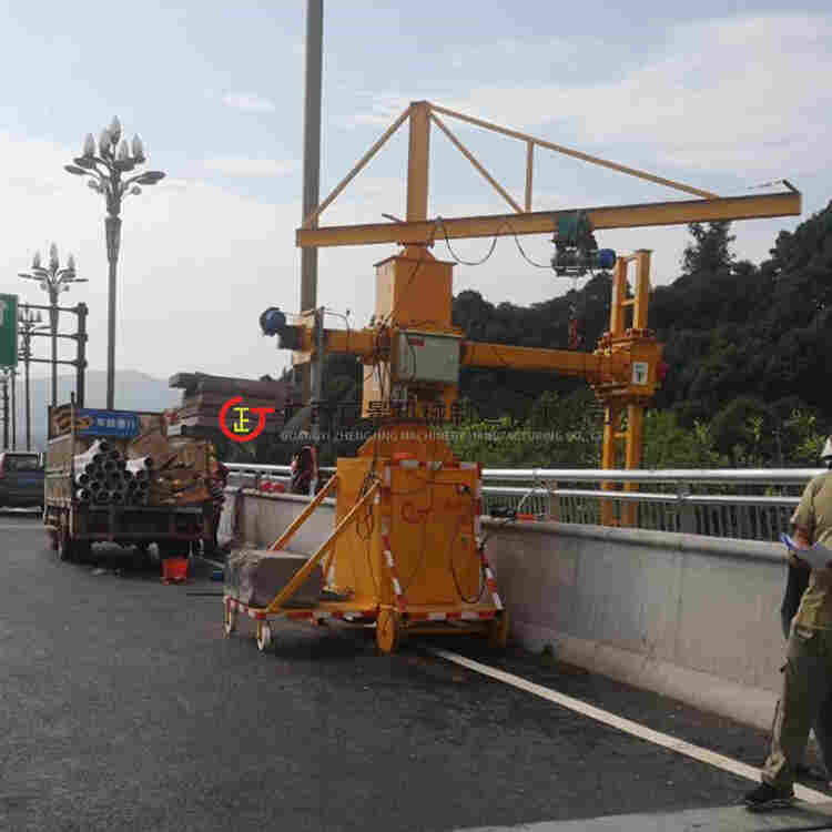 桥梁安装排水管机器设备
