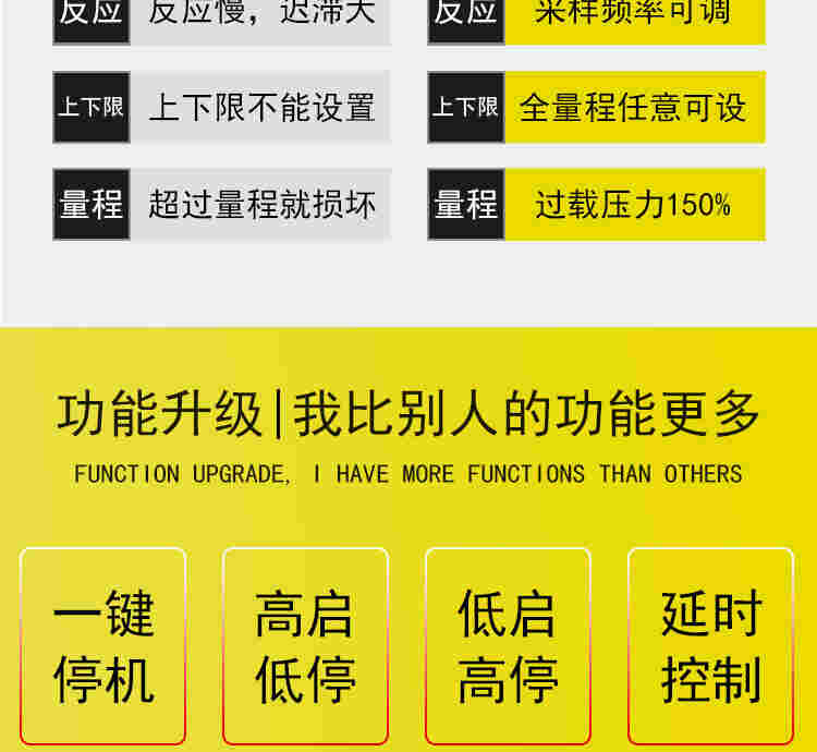 铭控三屏数显压力开关控制器数字真空电接点压力表负压气
