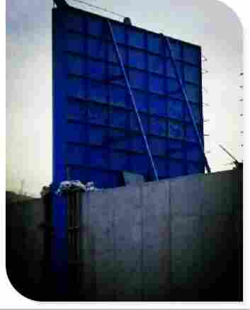 酒泉水平布置自密式旋叶风门济宁和利隆厂家