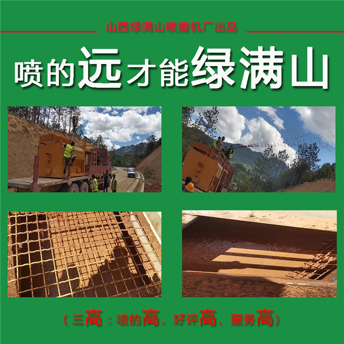 陵水县大型喷播机厂家 矿山复绿喷播机