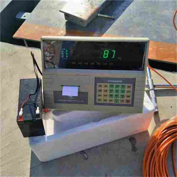 地磅仪表数字一直上升怎么弄