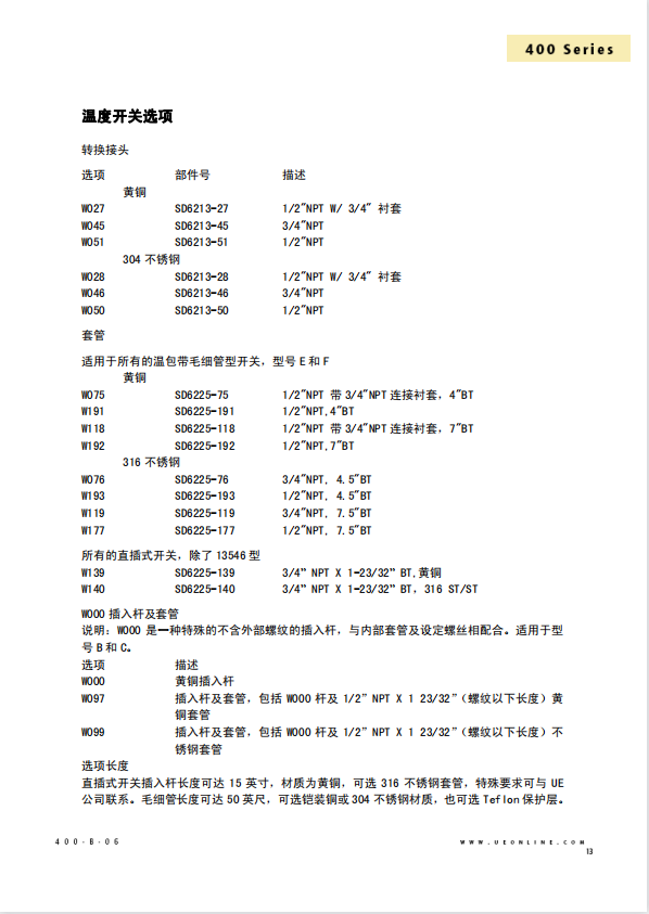 美国UE压力开关F402-5BS-W050 全新原装，提供报关单 福建