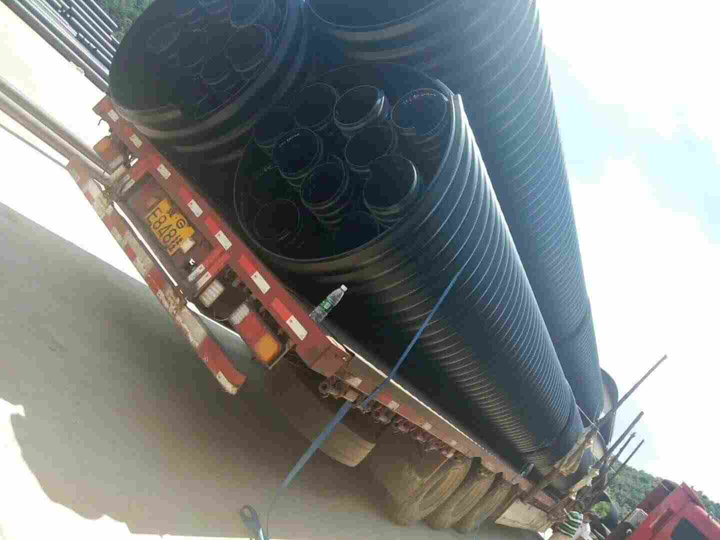 云南禄丰钢带增强螺旋波纹管