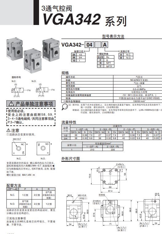 1637984573794597.png SMC外部先导式气控阀示意图VGA342R-10