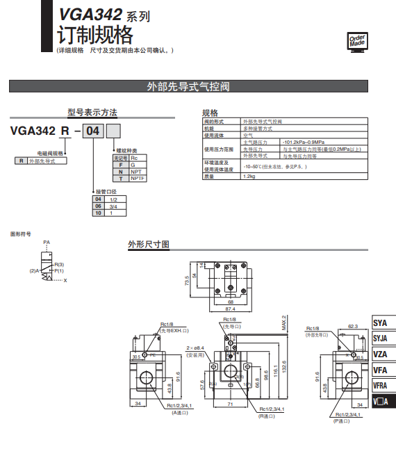 1637984577733806.png SMC外部先导式气控阀示意图VGA342R-10