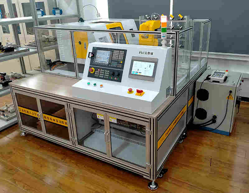小型工业机器人上下料教学实训平台