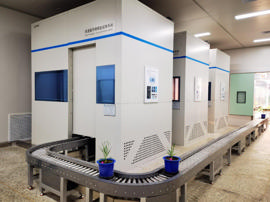 温室盆栽高通量植物表型成像系统