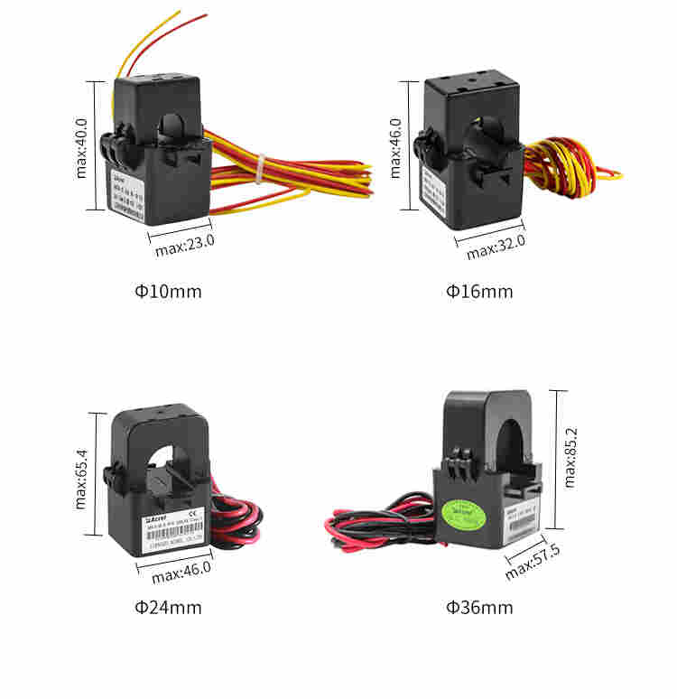 安科瑞ACR10R-D16TE节能改造导轨式电力仪表外置开合式互感器和罗氏线圈
