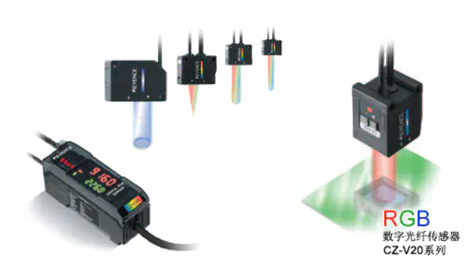 KEYENCE数字光纤传感器FU-35FG直线型