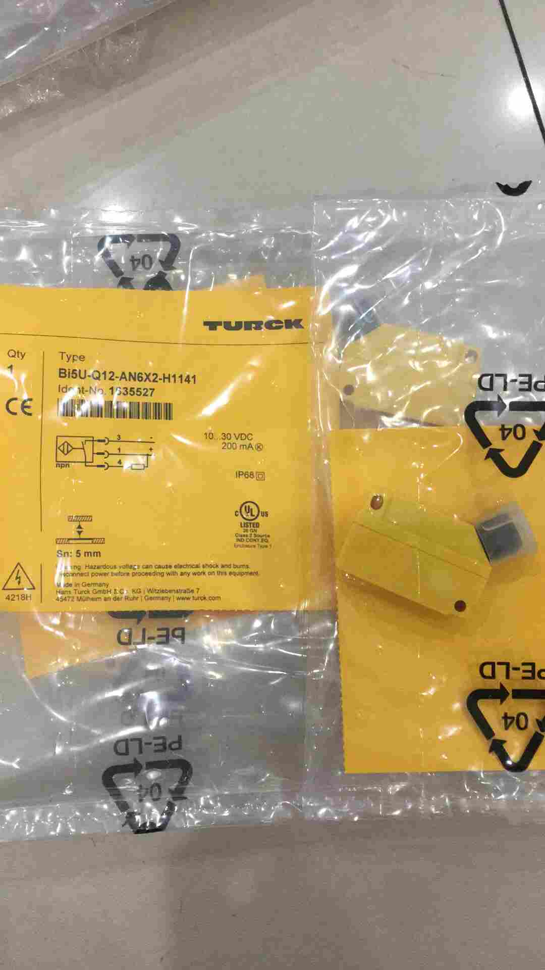 TURCK磁感应传感器BIM-PST-Y1X货期短