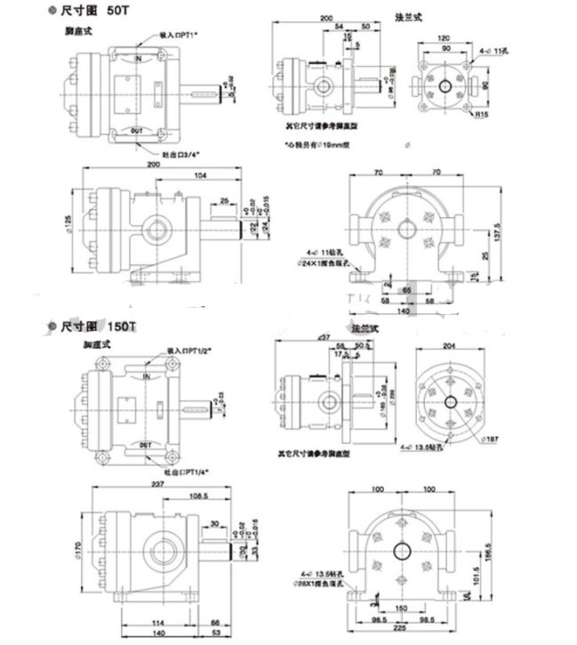 50T-39-FR液压泵定量叶片泵