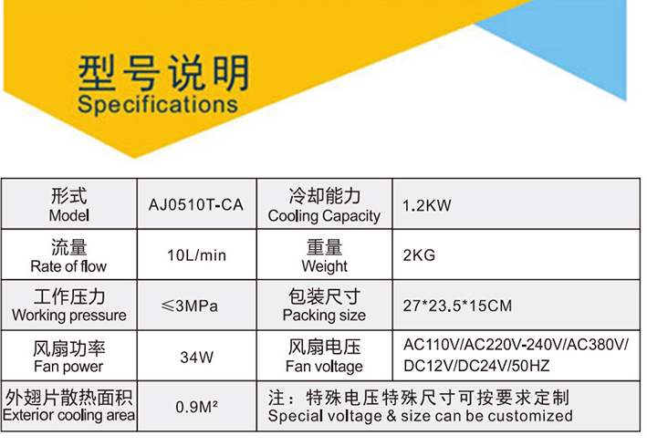 AJ0510T-CA 220V液压散热器