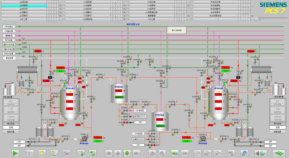 智能化车间技改Mes、Dcs、plc自控系统的研制和开发