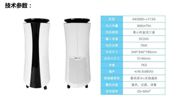 家用款空气消毒净化机