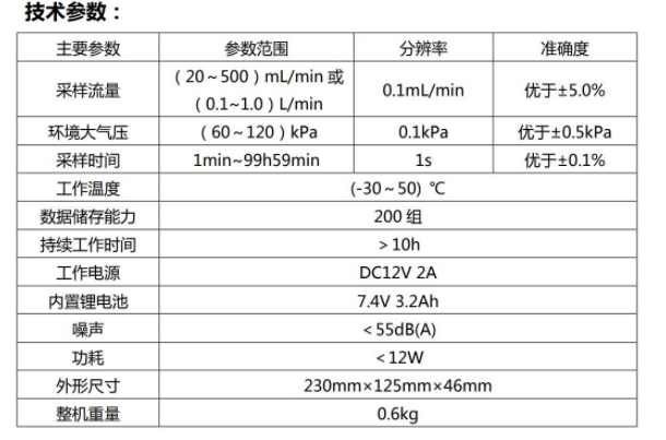 挥发性有机物采样