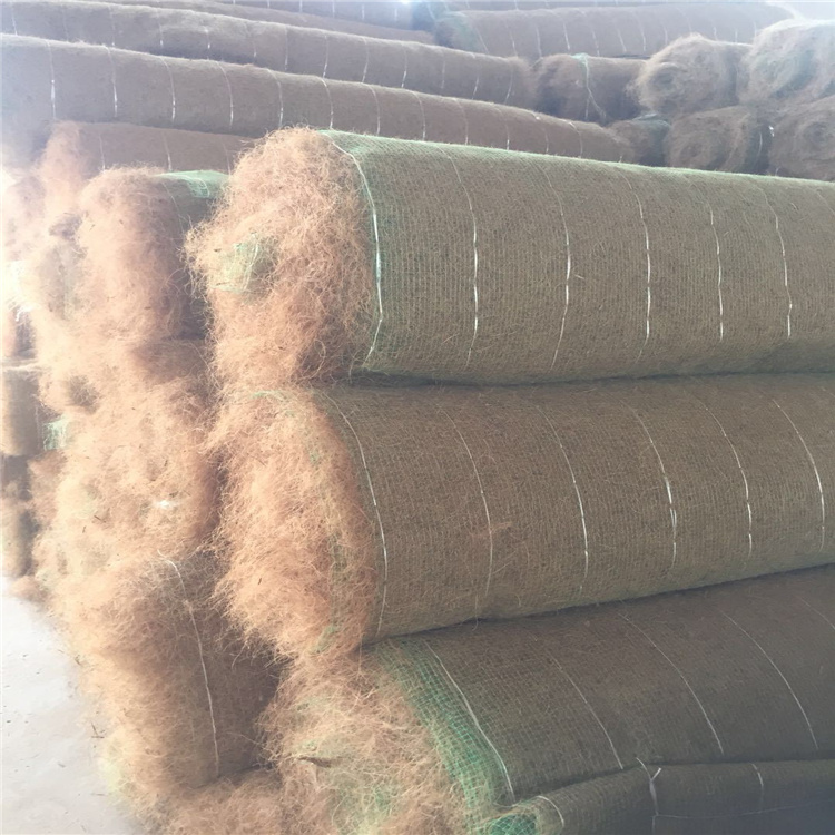 椰丝纤维毯 恩施植物生态防护毯 绿化植草毯