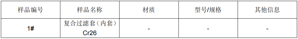 高铬铸铁金属材料成分分析