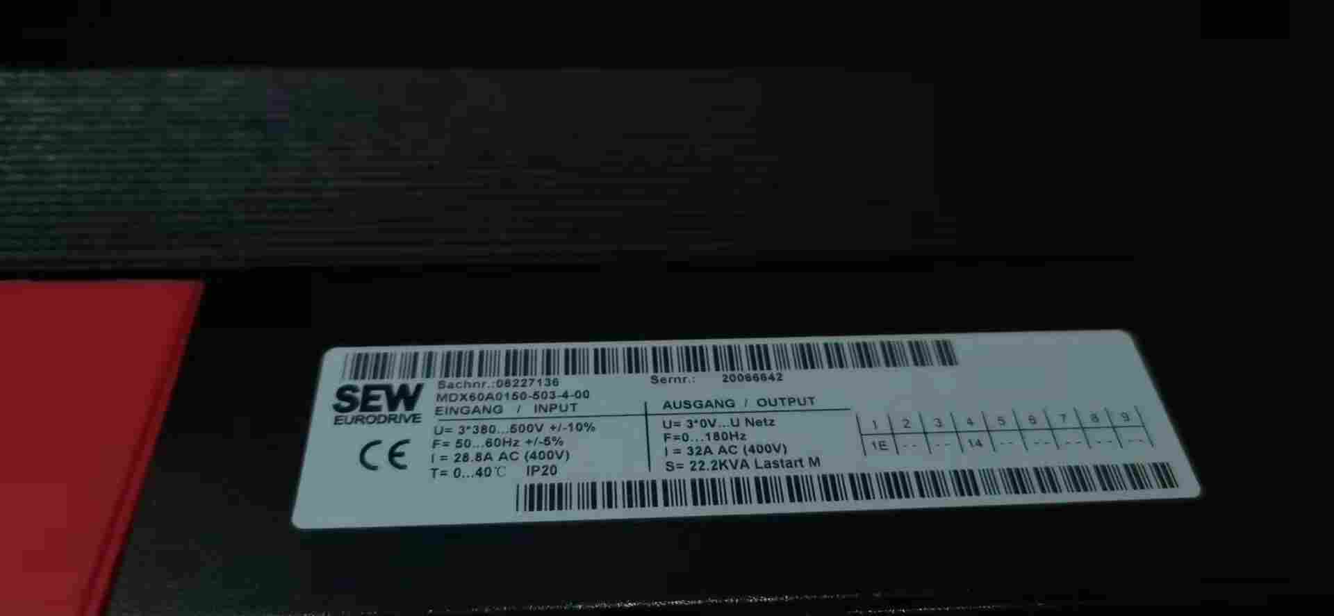 1668569928103547.jpg 德国SEW伺服驱动器MDX61B0005-5A3-4-00原装现货