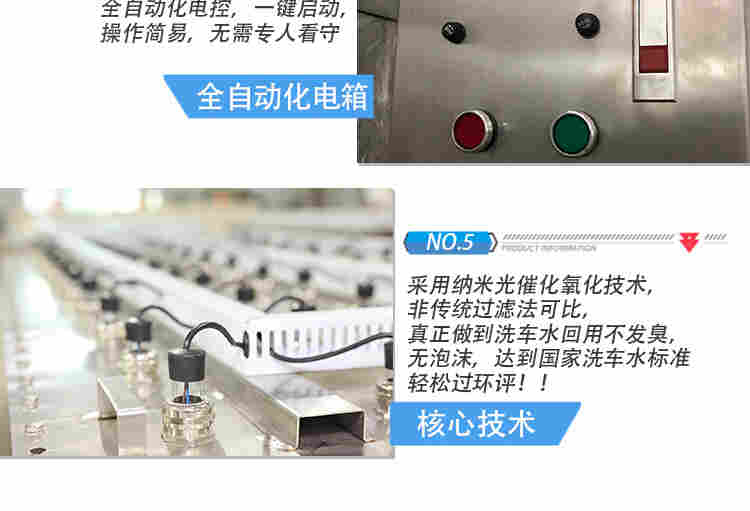 广东源头厂家环源牌HY-1T 洗车循环水设备 洗车场设备 污水处理设备