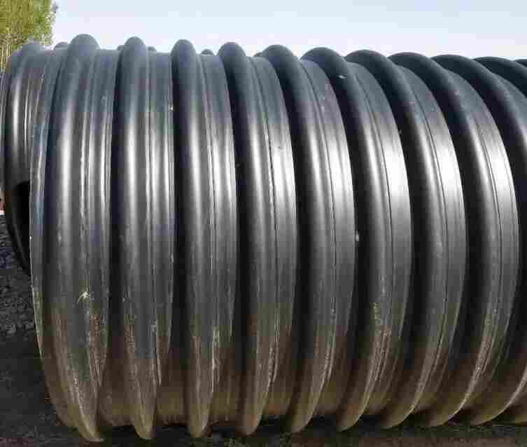 红河红河HDPE钢带管-HDPE钢带增强波纹管-DN500钢带管