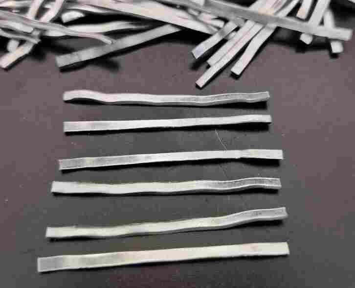 红河建水钢纤维35X0.7-剪切波浪形钢纤维-冷拉断勾钢纤维