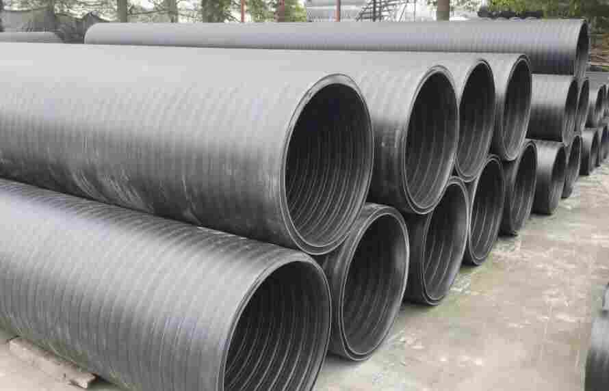 云南昆明禄劝HDPE缠绕管-HDPE中空壁缠绕管-缠绕波纹管