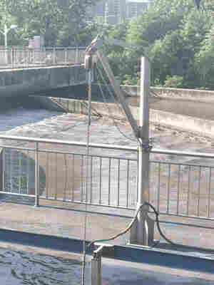 杜安QJB2.2/4-1800/2-39/B/P潜水推流器安装示意图