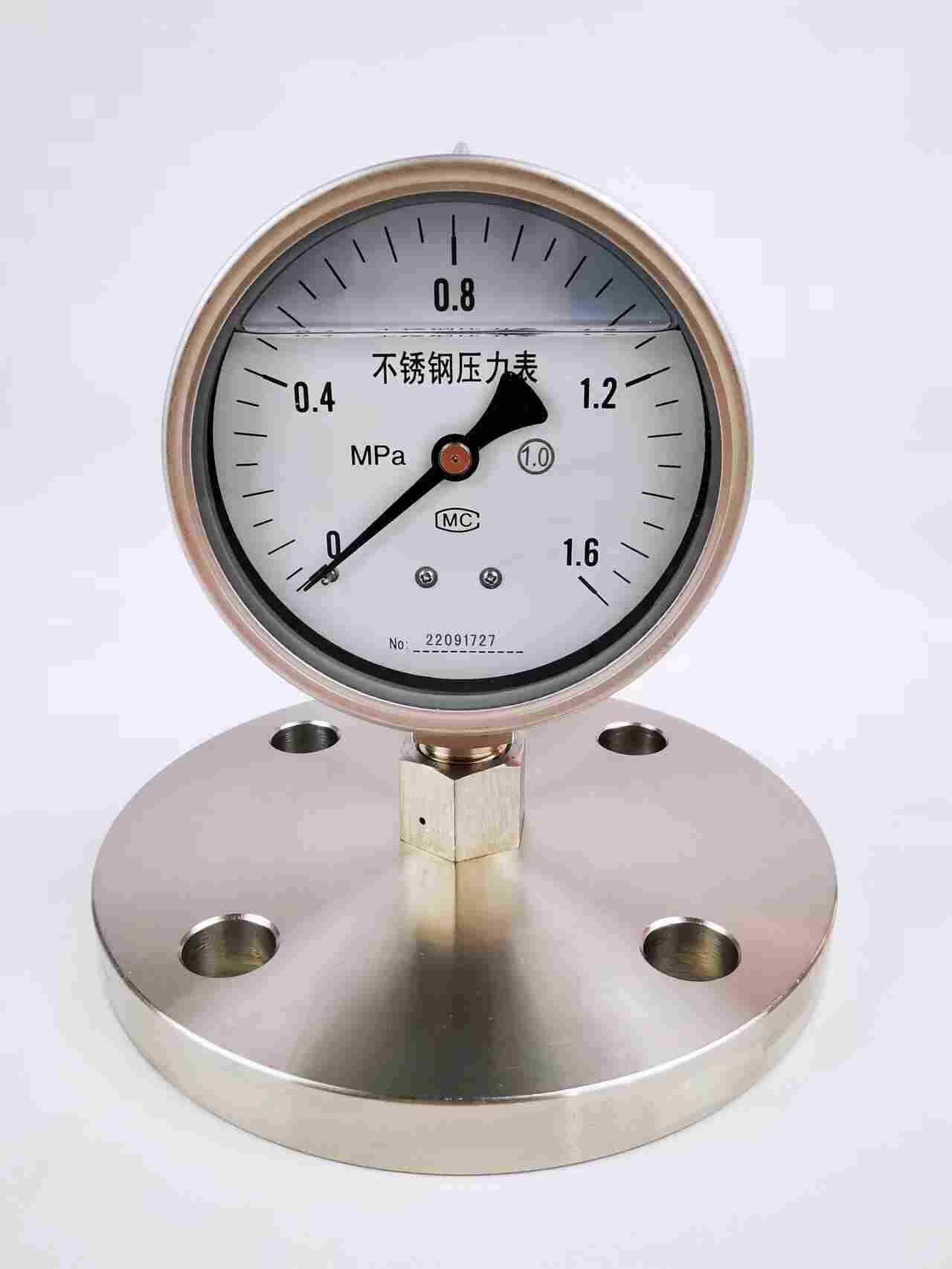 工业防爆不锈钢压力表