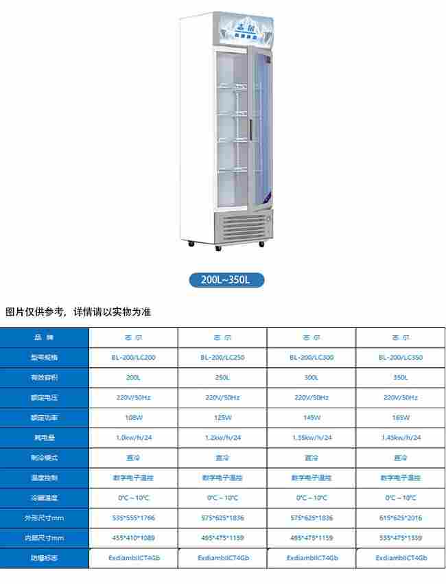 安徽巢湖实验室用志尔防爆冰箱厂家一台