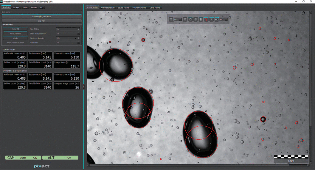 PBS气泡尺寸监测系统