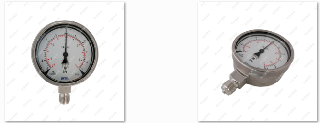 0-4KPa不锈钢膜盒压力表 威卡632.50.063压力表 G1/4B 不充液 WIKA压力表