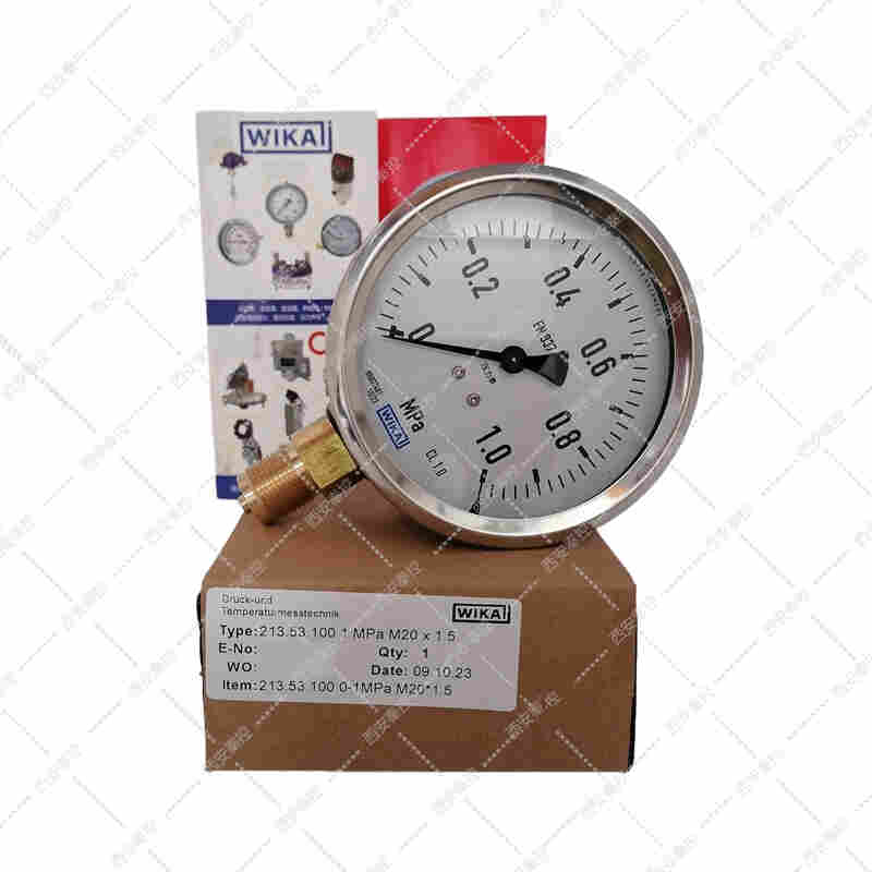 213.53.063 /10MPa/bar德国WIKA威卡双刻度抗震压力表