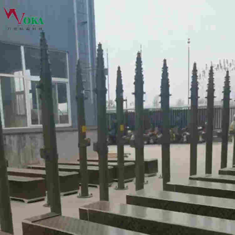 5米旋转升降桅杆 地质勘探升降式监控杆 巡检机器人伸缩杆