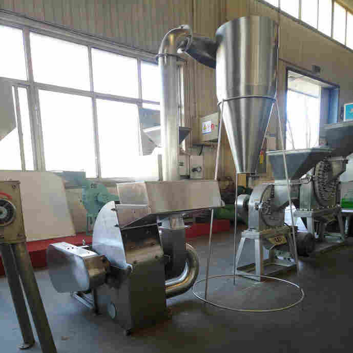 不锈钢锤片粉碎机 食品化工不锈钢粉碎机