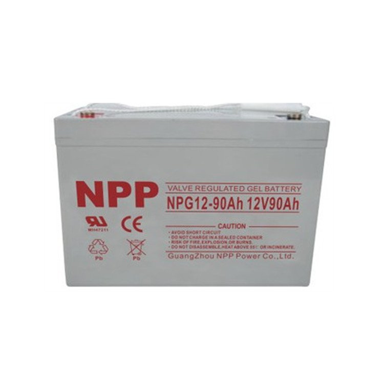 耐普蓄电池NPG12-90 12V90AH通讯及UPS蓄电池应用