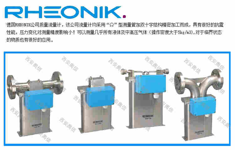 雷奥尼克RHEONIK质量流量计 海洋平台​RHE21流量变送器 RHM40传感器 不锈钢外壳 