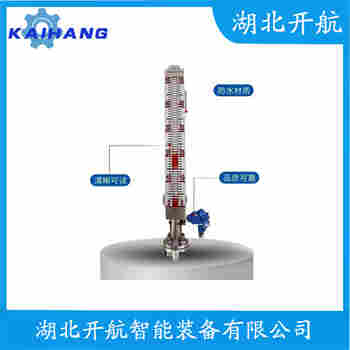 QYS-CFBYC-2M-DN25 顶装磁翻柱液位计