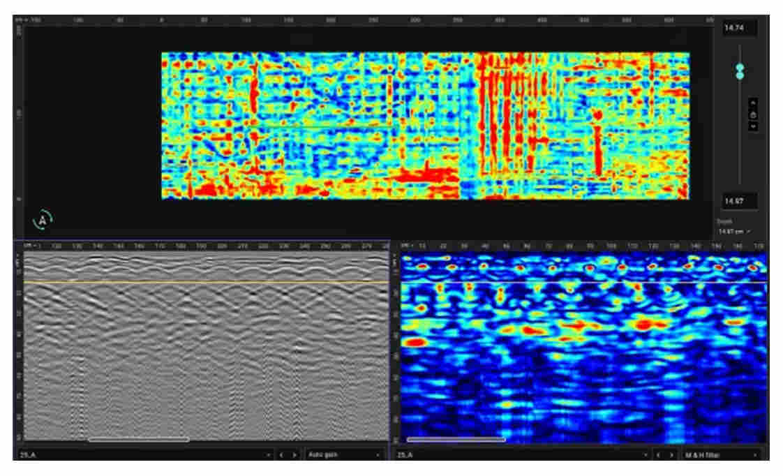 GP8100结构雷达在房建项目中的实际应用
